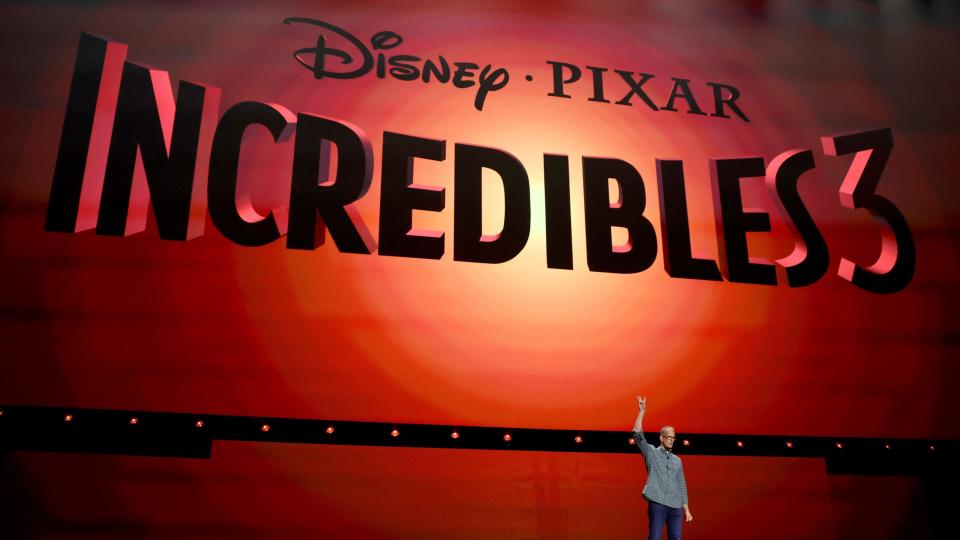 Pete Docter, CCO, Pixar appears at the Disney Entertainment Expo at D23: The Ultimate Disney Fan Event in Anaheim, California on August 09, 2024.